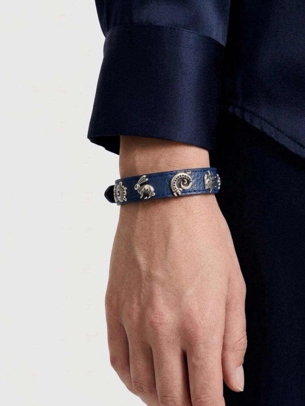 Brighton Bracelet Desert Friends Bandit Blue Leather NWT